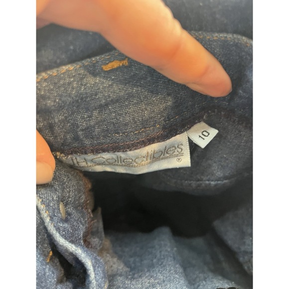 JH Collectibles Denim Pencil Skirt Blue Jean Midi Skirt Size 10 - Picture 6 of 6